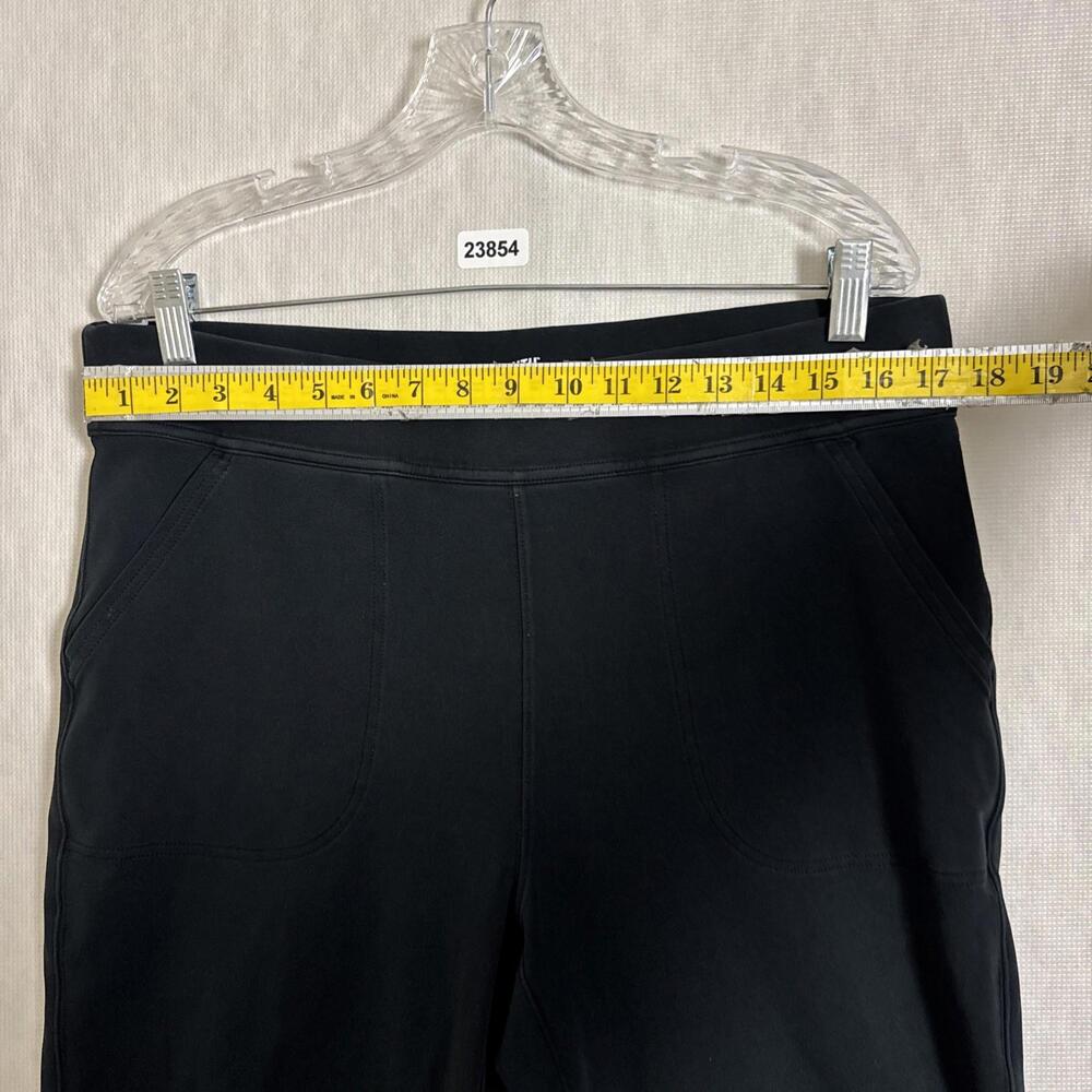 Duluth Trading Women’s Large Lx31 Black NoGA Naturale Cotton Knit Pants - Picture 10 of 12